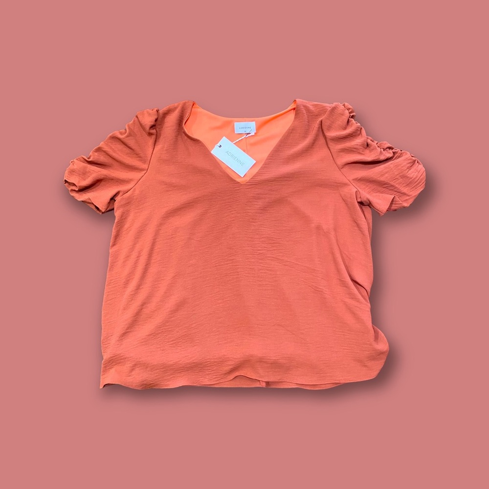 Adrienne Burnt Orange Blouse